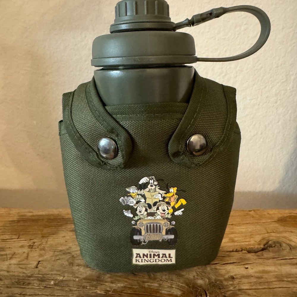 Disney World Animal Kingdom Green Canteen Souvenir Cup (2023)